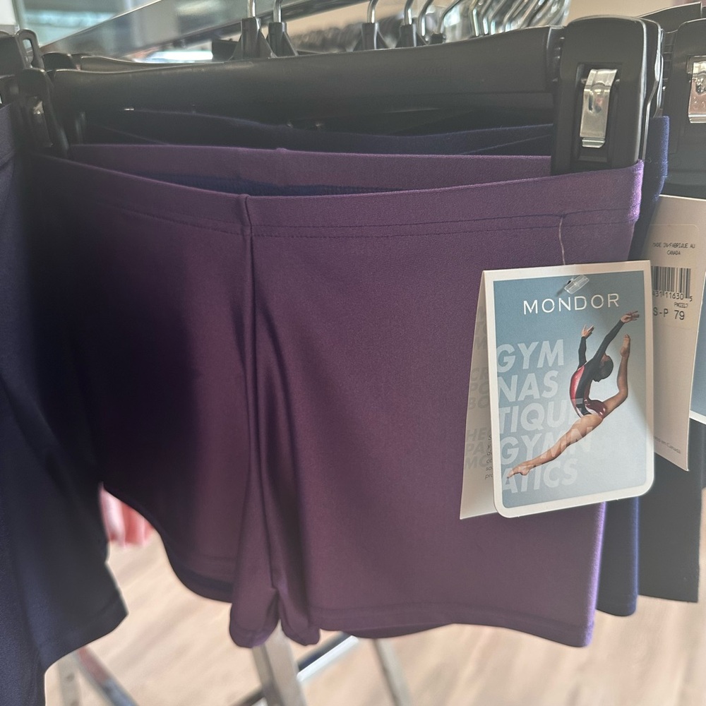Women's Purple Gymnastics Shorts